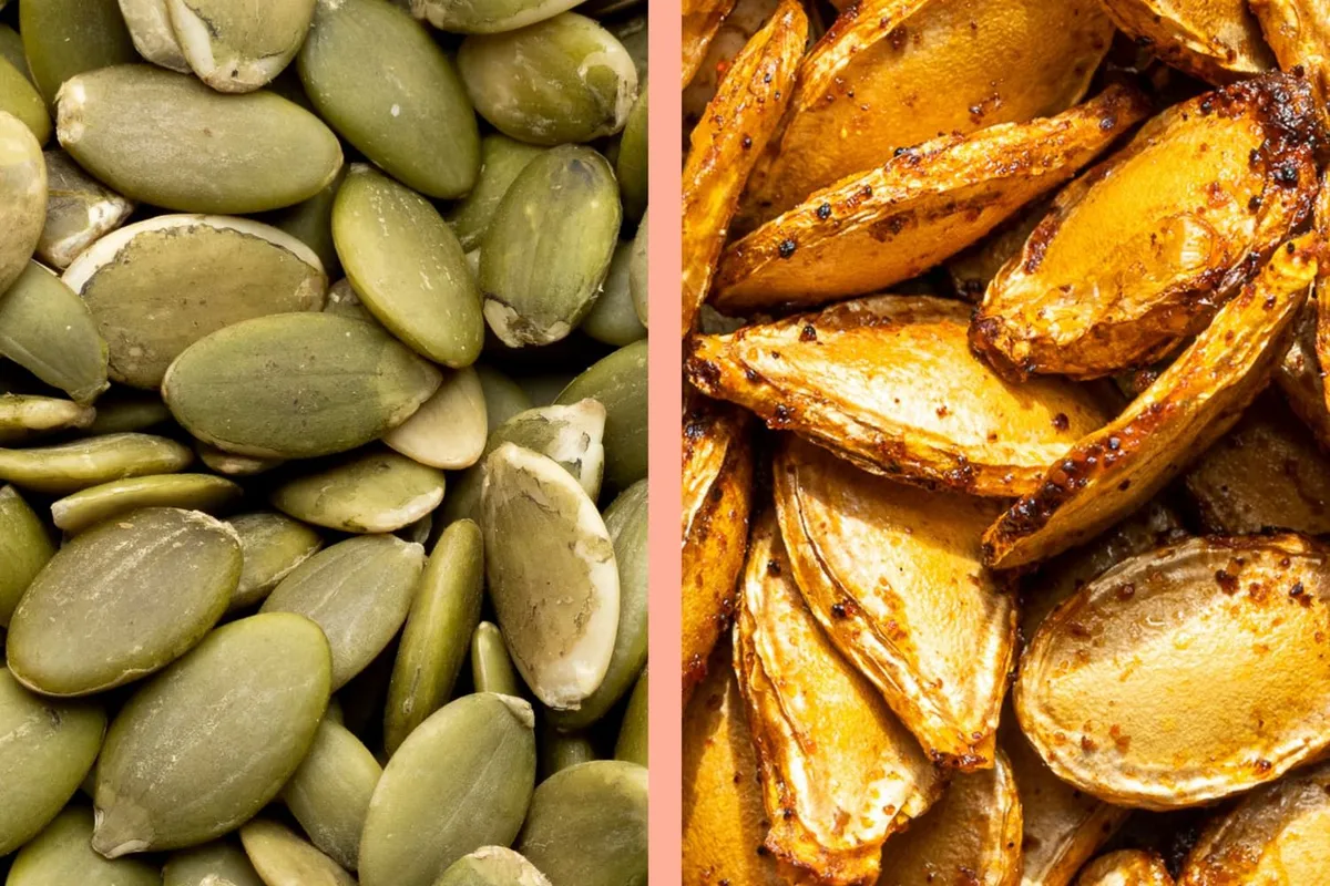 under vs overcooked pumpkin seeds