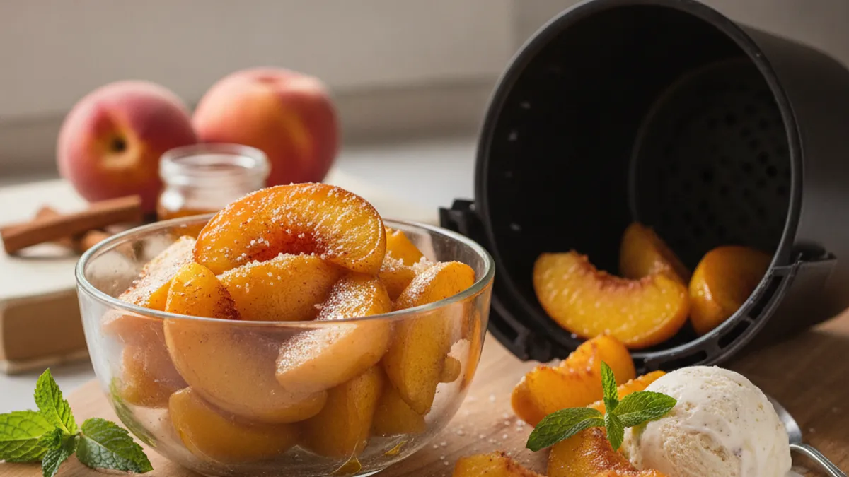 What Makes Perfect Air Fryer Peaches?